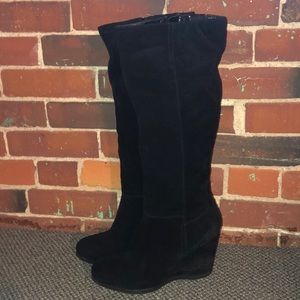 Knee High Nine West Wedge Boots!!